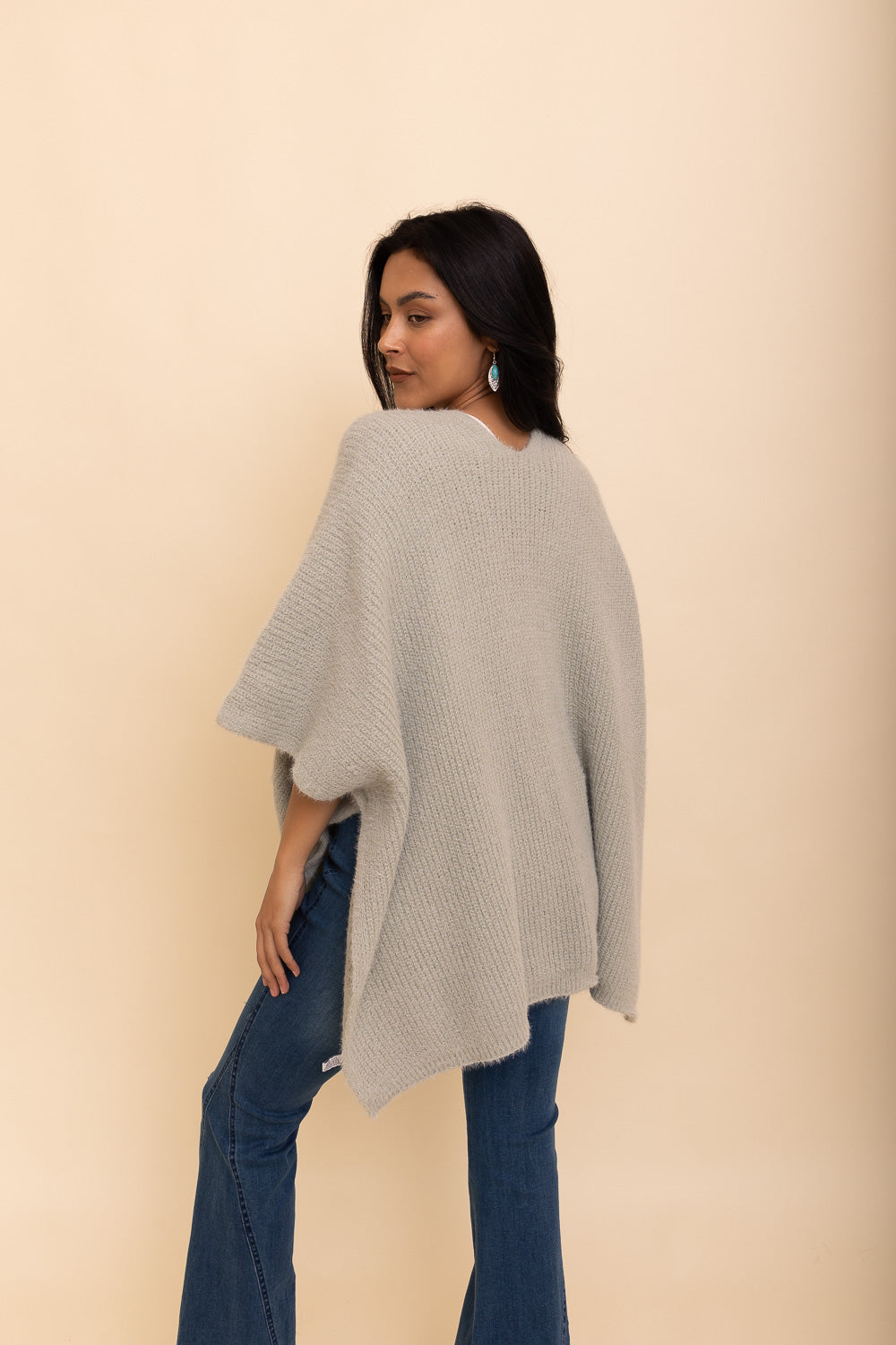 Relax &amp; Chill Summer Nights Boucle Poncho Ponchos