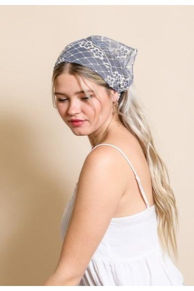 Bohemian Floral Lace Headscarf Hats &amp; Hair