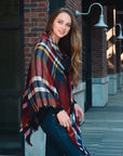 Classic Flannel Toggle Poncho