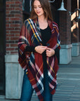 Classic Flannel Toggle Poncho