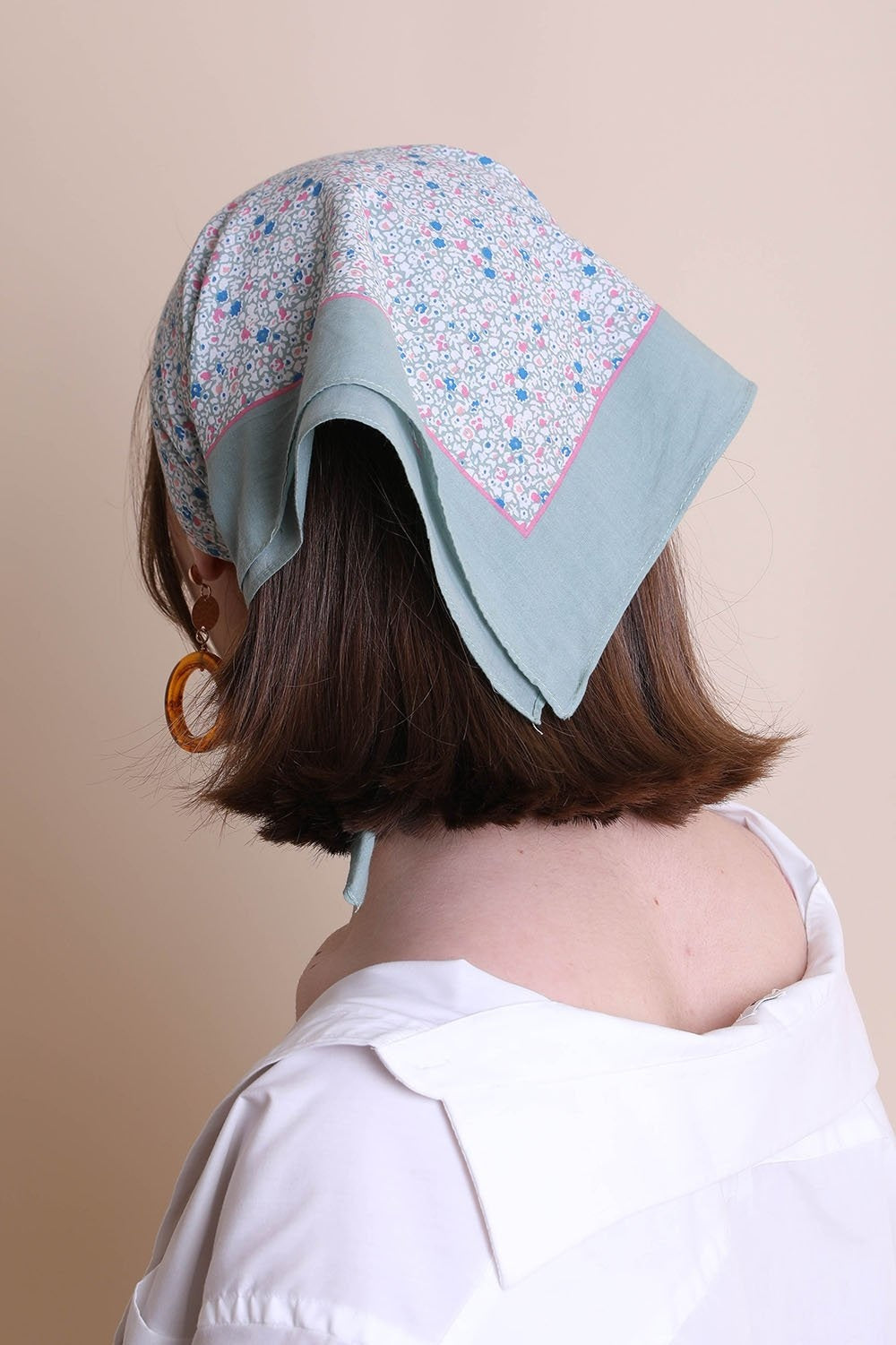 Ditsy Floral Bandana Hats &amp; Hair Mint