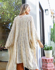 Soft Embroidered Zig Zag Kimono