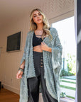 Soft Embroidered Zig Zag Kimono