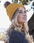 Basic Ribbed Pom Beanie Hats & Hair