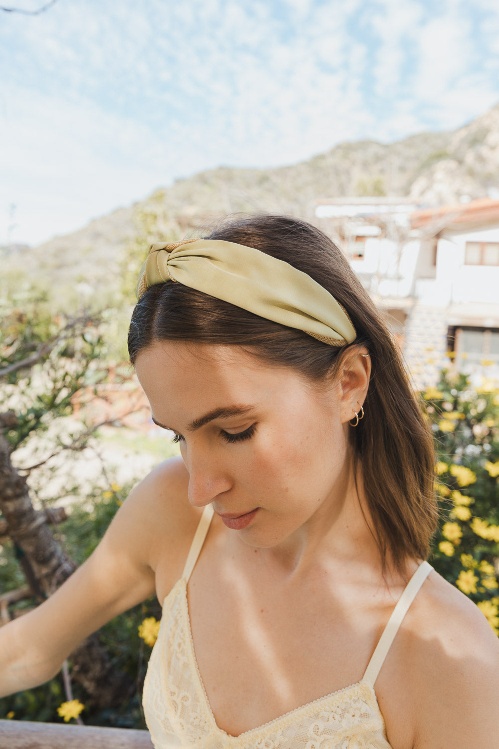 Basic Woven Top Knot Headband Accessories