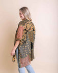 Bohemian Burnout Velvet Kimono Ponchos