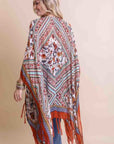 Bohemian Diamond Tassel Kimono Ponchos