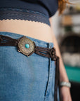 Boho Medallion Macrame Belt Belts