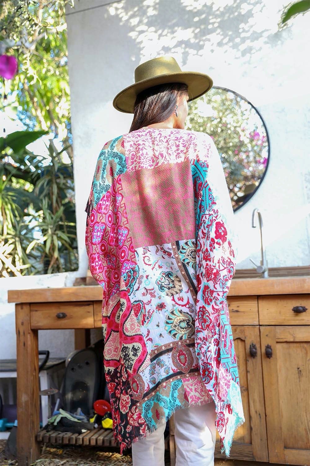 Boho Patchwork Kimono