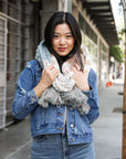 Boho Speckle Stripe Tassel Scarf Scarves