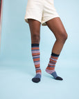 Boho Stripe Boot Socks