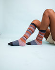 Boho Stripe Boot Socks