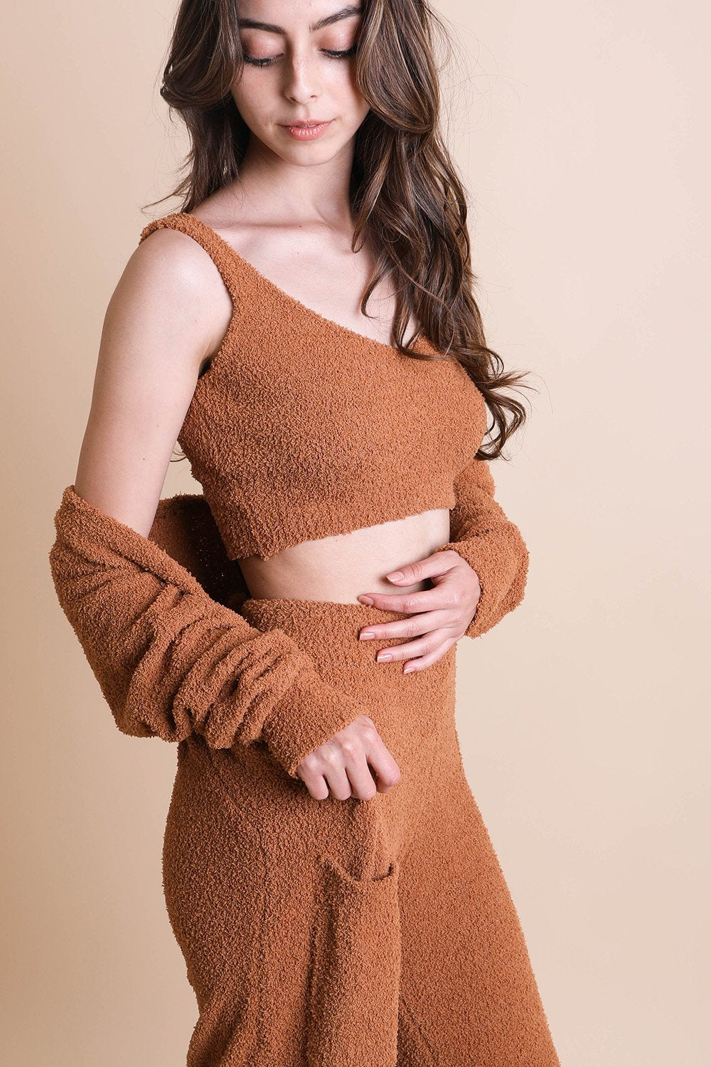 Boucle Soft Brami Bralette XS/S / Camel