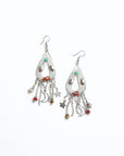 Carnelian Stones Beaded Earrings Jewelry