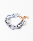 Chunky Linked Chain Bracelet Jewelry Gray