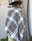 Classic Flannel Toggle Poncho Ponchos