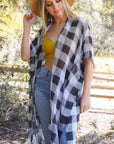 Classic Lightweight Buffalo Check Kimono