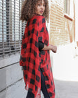 Classic Lightweight Buffalo Check Kimono