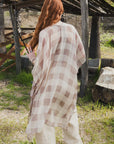 Classic Lightweight Buffalo Check Kimono