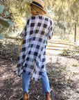 Classic Lightweight Buffalo Check Kimono