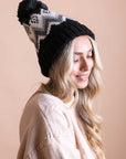 Classic Winter Pom Beanie Hats & Hair Black