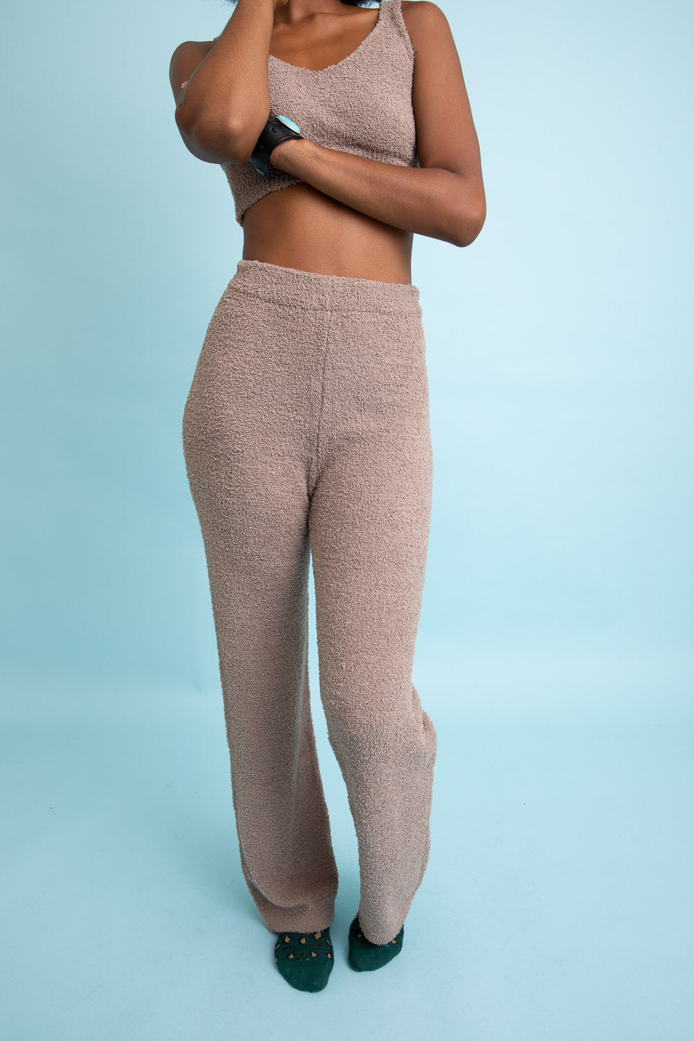 Cozy Boucle Lounge Pants XS/S / Mocha