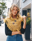 Cozy Shoulder Warmer Scarf Scarves Lemon