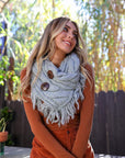 Cozy Shoulder Warmer Scarf Scarves Sage