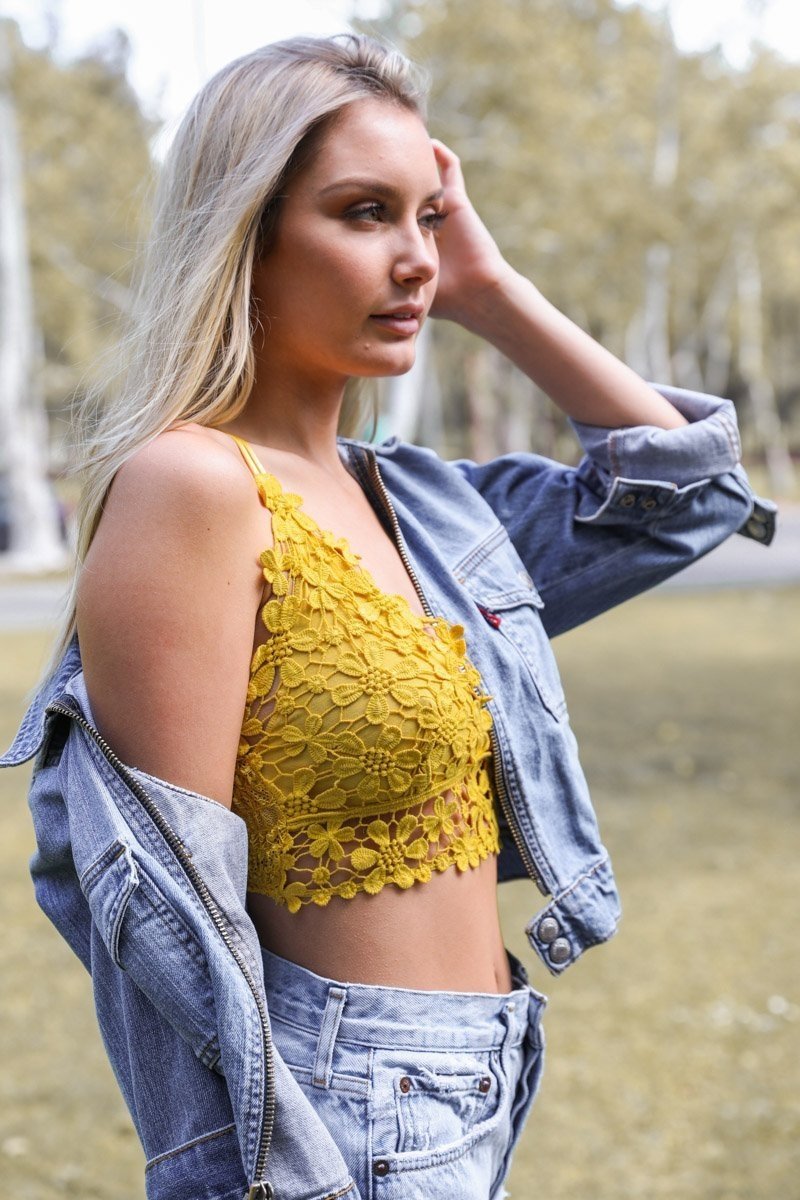 The Daisy Bralette - Knitted Belle Boutique