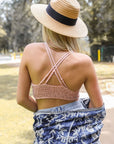 Crochet Daisy Longline Bralette