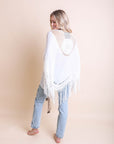 Crochet Medallion Tassel Kimono Ponchos