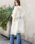 Crochet Open Patch Kimono