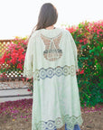 Crochet Open Patch Kimono