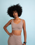 Cuddle Season Boucle Soft Brami Top XS/S / Mocha