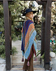 Cuddle Season Crochet Patterned Ruana Ponchos