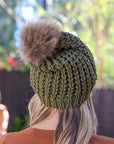 Cute Textured Pom Beanie Beanies