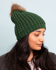 Cute Textured Pom Beanie Beanies