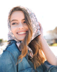 Cutesy Floral Bandana Bandanas Peach