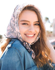 Cutesy Floral Bandana Bandanas Peach