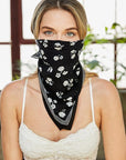 Dainty Flower Bandana Face Masks