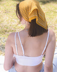 Daisy Flower Field Bandana Bandanas Mustard