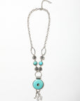 Eyelet Turquoise Necklace Jewelry