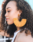 Fan Tassel Earrings Jewelry