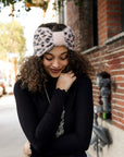 Faux Leopard Head Wrap Hats & Hair