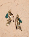 Feather Combo Dangling Earrings Jewelry