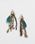 Feather Combo Dangling Earrings Jewelry