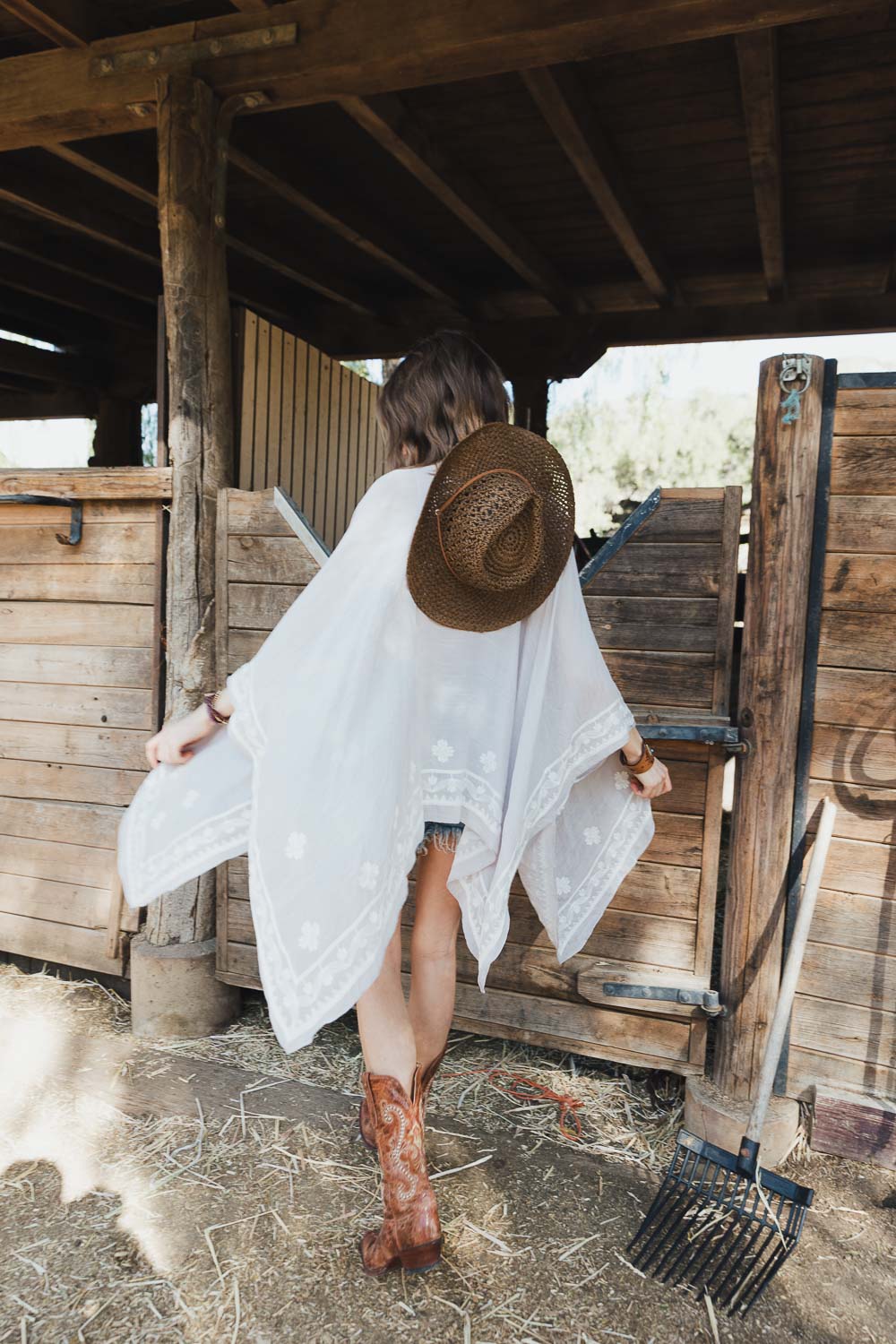 Floral Embroidered Sleeves Kimono Kimonos