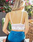 Floral Lace Strappy Bralette