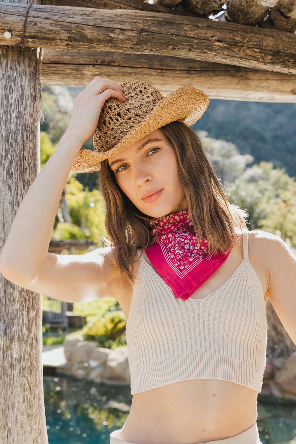 Flower Field Bandana Hats &amp; Hair