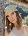 Flower Field Bandana Hats & Hair Sage